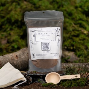 Herbal Coffee Alternative: Original Roots & Fungi Flavor- 10 oz - Image 1